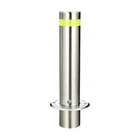 168 x 600MM SURFACE MOUNT STAINLESS STEEL FIXED BOLLARD