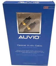  Auvio Optical 12 ft audio cable  - New in Box  - 2 Sets