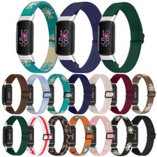 For Fitbit Luxe Strap Replacement Band Bohemia Woven Nylon Sports Elastic Band