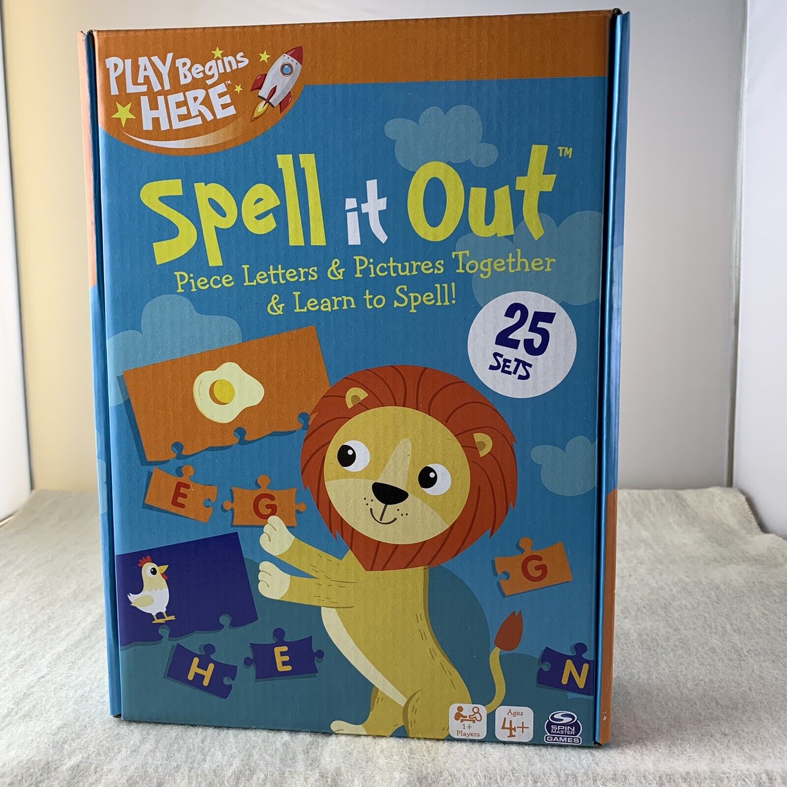 Spin Master Spell it Out Match Learn Recommended Max 54% OFF Puzzle Ages Here New Play Game 4+ Begins