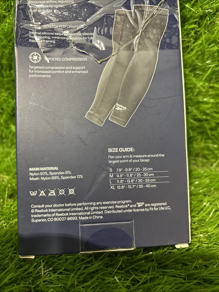 Mangas de compresión Reebok - Tecnología Activchill Talla (XL) Foto 4 de 4