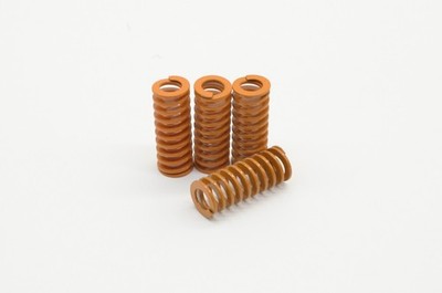 4x 3D-Druck Bett Federn 25mm leuchtorange für Creality Ender 3 / Pro / V2 Leveli