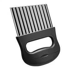 Crinkle Wavy Cutter 2 In 1 Vegetable Potato Chip French Fry Slicer Tool Peeler