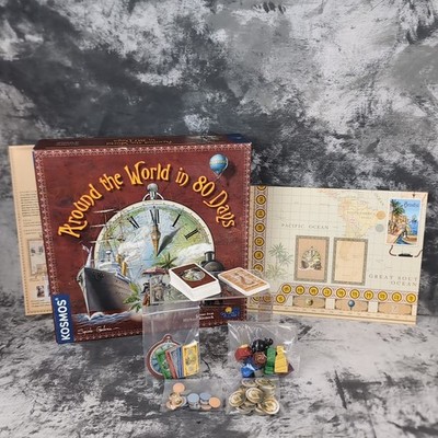 Around The World in 80 Days Board Game Kosmos 2004 Rio Grande 100% Complete