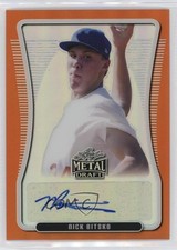 2020 Leaf Metal Draft Portrait Orange Rainbow /7 Nick Bitsko #BAP-NB1 Auto 0h6x