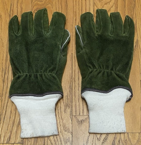 Shelby Gloves Green Structural Firewall Fire Fighting Gloves XL 1988