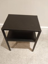 IKEA KNARREVIK Bedside Table Black 37x28cm (Used, Dismantled)