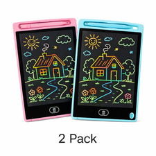 2 Pack 8.5" LCD Writing Tablet for Kids Reusable Erasable Drawing Doodle Pad