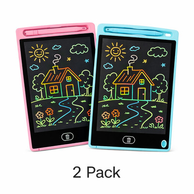 2 Pack 8.5'' LCD Writing Tablet for Kids Reusable Erasable Drawing Doodle Pad
