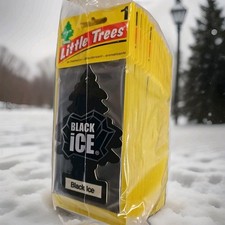 Little Trees Hanging Car  Air Freshener - Black Ice 30 Pack Free Shipping