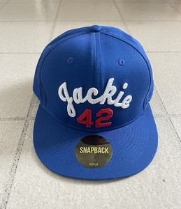 Baseballism Jackie Robinson #42 Dodgers Snapback Hat Blue