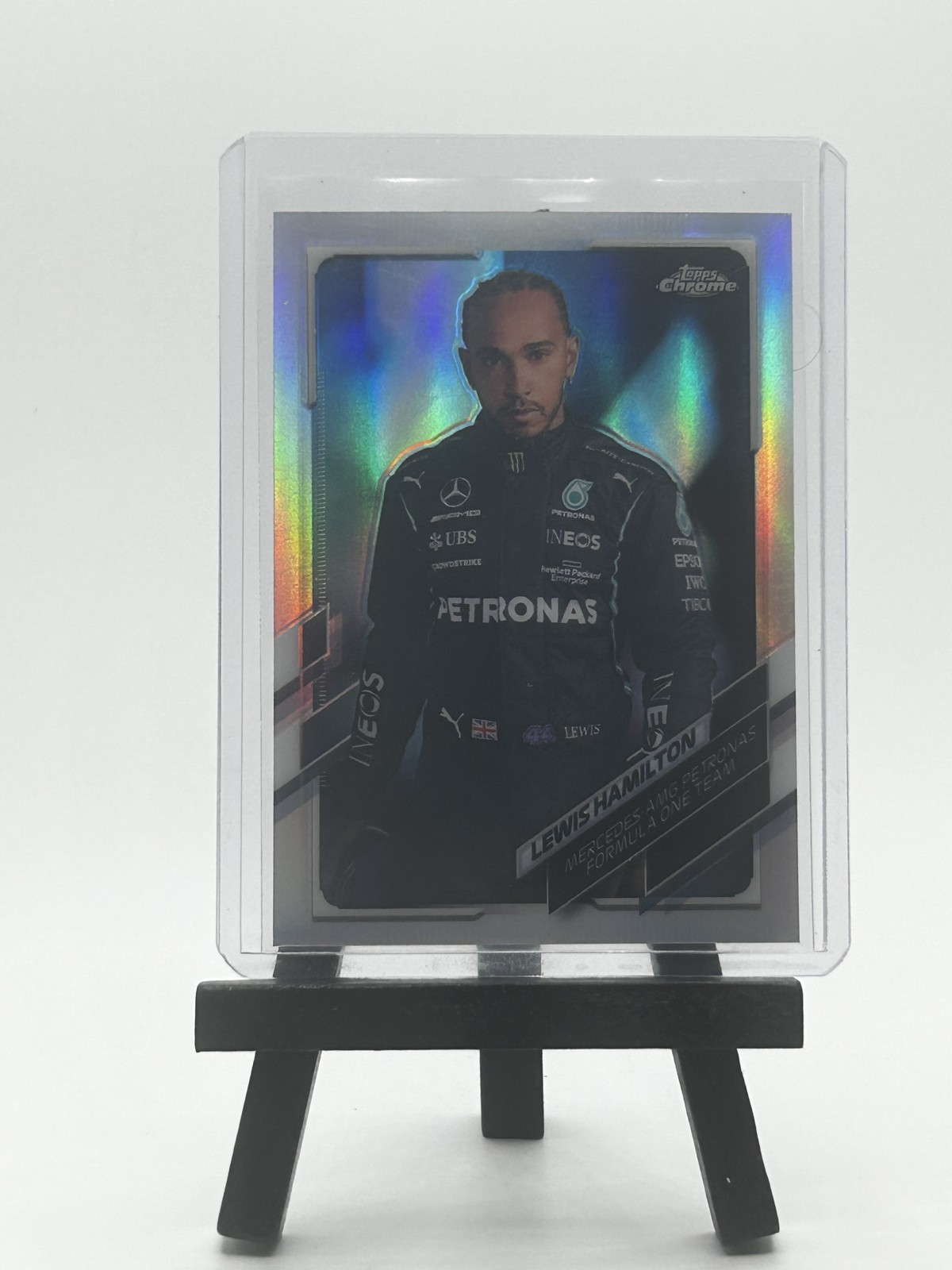 2021 Topps Chrome Formula 1 - F1 Racers Lewis Hamilton #1 Refractor