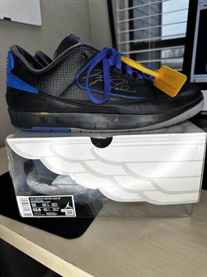 Air Jordan 2 Retro SP Low Black Varsity Royal Off-White