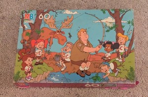 CAMP CANDY Jigsaw Puzzle John Candy Cartoon Animation 100% Complete 1989