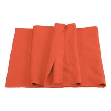 39" Elastic Cuffs Ribbed Trims Cotton Fabric Knit Rib, 12" Wide Orange