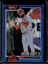 2026 Topps Victor Scott II Blue Holo Foil #/150 Cardinals