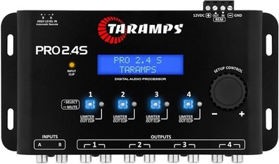 Taramps Pro 2.4S DSP Crossover Full Digital Signal Processor & 15-Band Equalizer