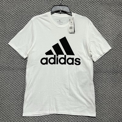 Adidas BOS TEE Crew Neck Short Sleeve T-Shirt Mens White Casual Tops Multi Sport