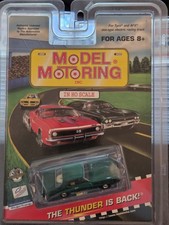 Model Motoring 69 PONTIAC GTO GREEN SLOT CAR NEW TJET CHASSIS VINTAGE NEW