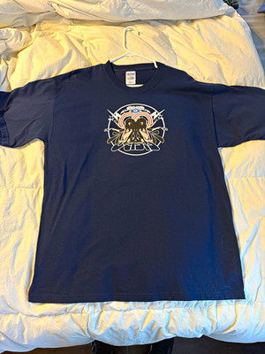 Vintage Oasis North American Tour 2005 XL Blue Cotton Tee - Excellent Condition