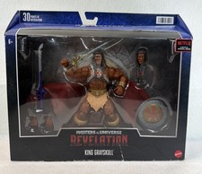Masters Universe Masterverse Revelation King Grayskull Deluxe Figure NEW.