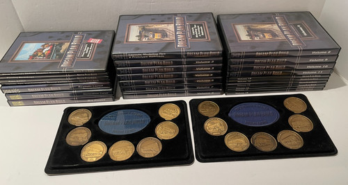 Dream It Plan It Build It DVD's Lot of 24 Plus 14 Collector's Coins