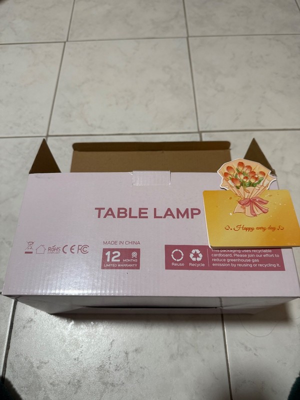 Ambiance Flower Table Lamp brand new in box