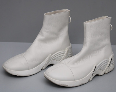 Raf Simons Cylon Stilvolle Sneakers Boots Stiefel mit Reißverschluss Weiß Gr. 37