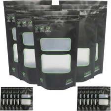 50 Pack 1 Ounce Lock & Seal Storage Bags 5.9" X 9.8" X 3.15" Inch