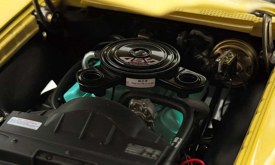 ACME Diecast A1801227 - 1/18 1972 Pontiac Lemans GTO Monarch Yellow - Image 4 of 4