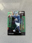 2025 Panini Prizm - Fireworks Jaxson Dart #6 Green Prizm (RC)