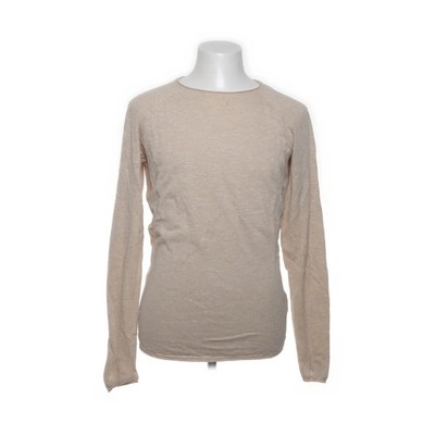 Selected Homme, Strickpullover, Größe: M, Beige, Baumwolle/Leinen #AKC