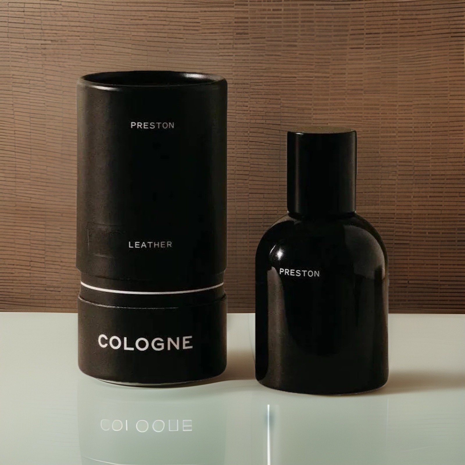 NEW Cologne for Men Classic-Preston Grooming-Leather-Essential oil-1.7 oz/50ml