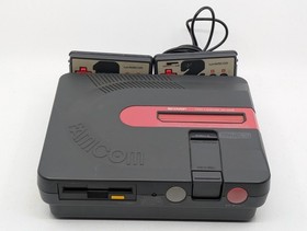 Sharp Twin Famicom AN-500B Black/Red | New Belt | Fully Tested 5 Games