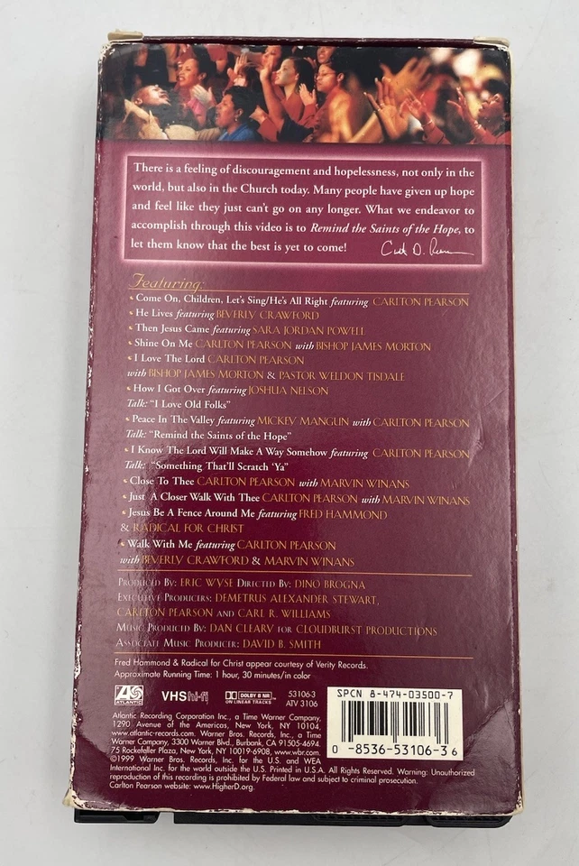 Live at Azusa 3: Reminding the Saints of the Hope [VHS] 1999 - Image 2 of 3