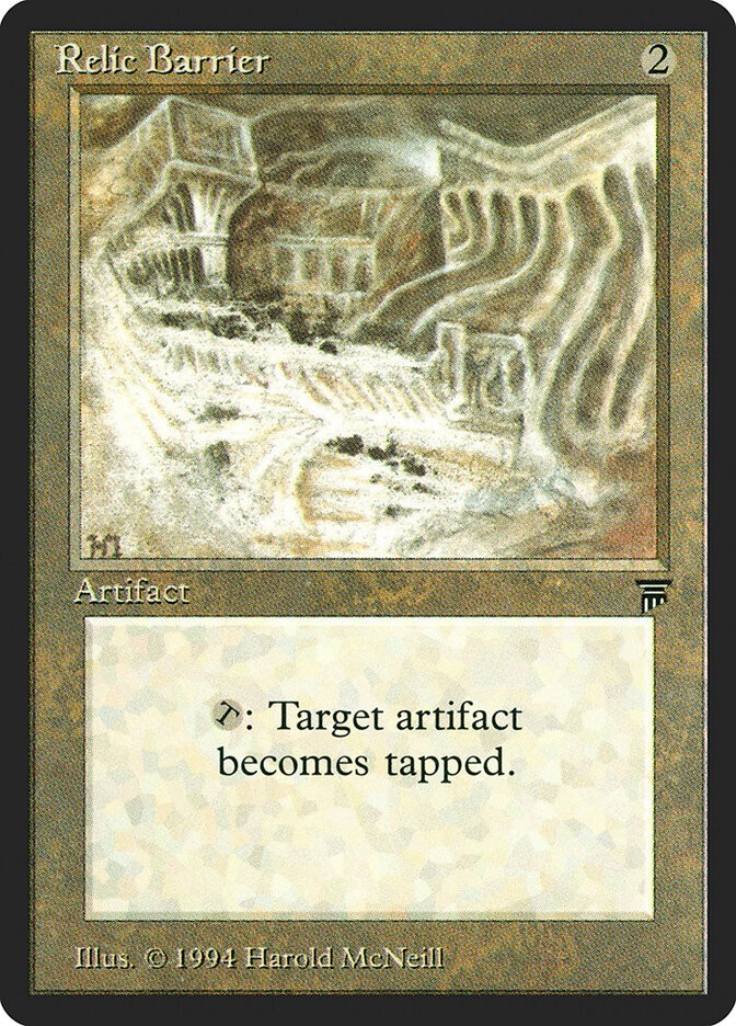 Relic Barrier - Legends #292 - LP - Magic the Gathering