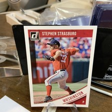 2018 Donruss Baseball #198 - Stephen Strasburg - Washington Nationals