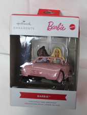 Hallmark Barbie Pink Convertaible 2025 Christmas Tree Ornament NEW
