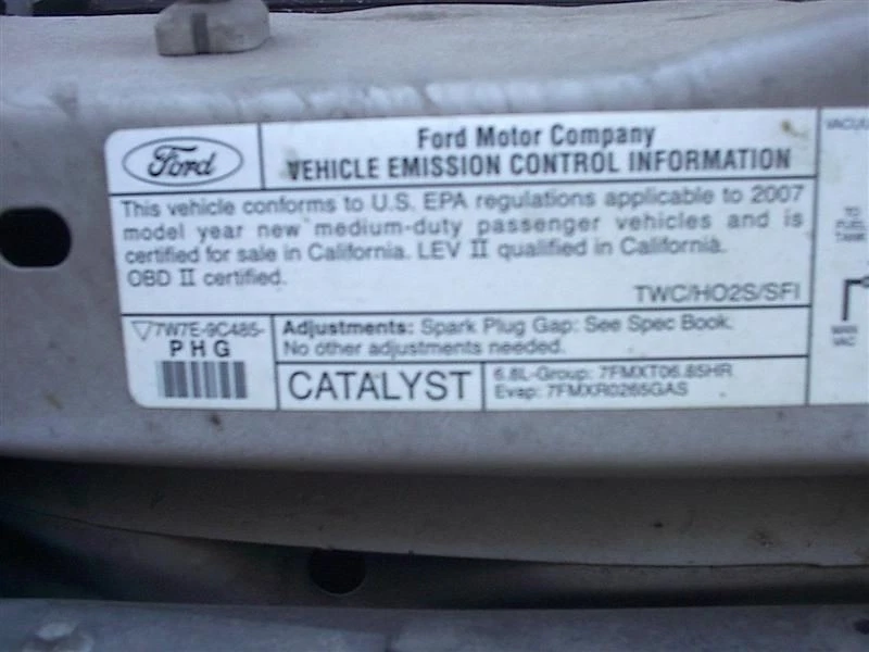 99-09 10 11 12 13 14 FORD E350 SUPER DUTY 54K 6,8 L V10 EN RADIADOR 19664 Foto 4 de 4