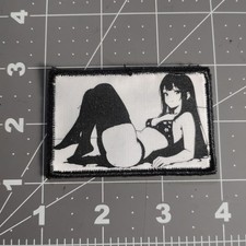 Anime Waifu Ecchi Tactical Moral Embroidered Hook And Loop Patch