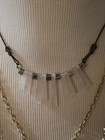 Lot of 4 Elegant Quaint Vintage Necklaces, Rose Quartz, Lariat, Faux Pearls — photo 4
