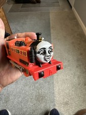 Thomas and Friends Nia Dirty Coal Face Trackmaster Motorized Engine 2013 Works