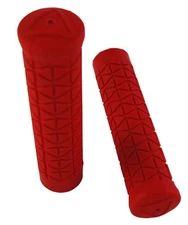 AME Tri flangeless bicycle grips (MTB or BMX) - RED