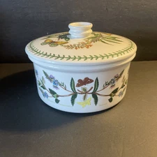 *PORTMEIRION Botanic Garden Covered Casserole Veggie 7.75 Diam. Preowned