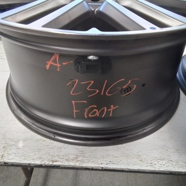 2017 MASERATI GHIBLI 17 INCH FRONT OEM USED WHEEL A- CONDITION GRAY 7 DBL SPOKES