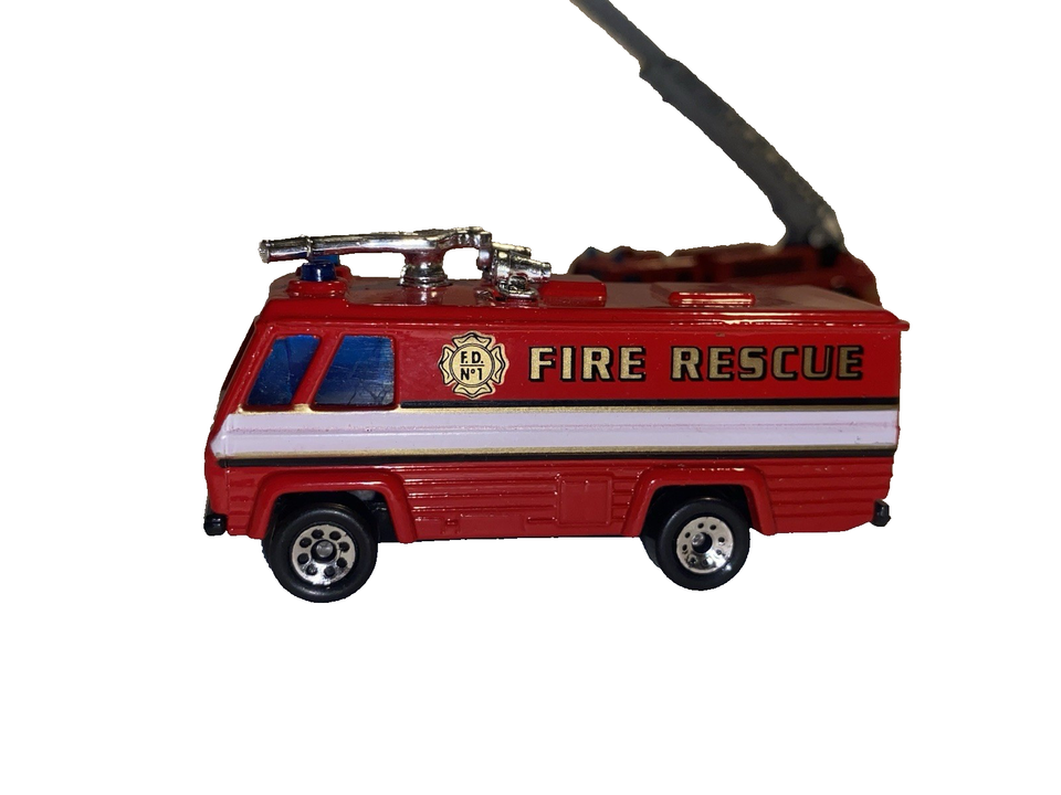 Vintage Matchbox Fire Dept Lot 1980s Fire Truck Helicopter Ladder Fire ...