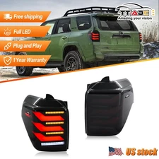 FULL LED Tail lights Rear Lamps Assembly For 2010-2024 Toyota 4Runner Sequential