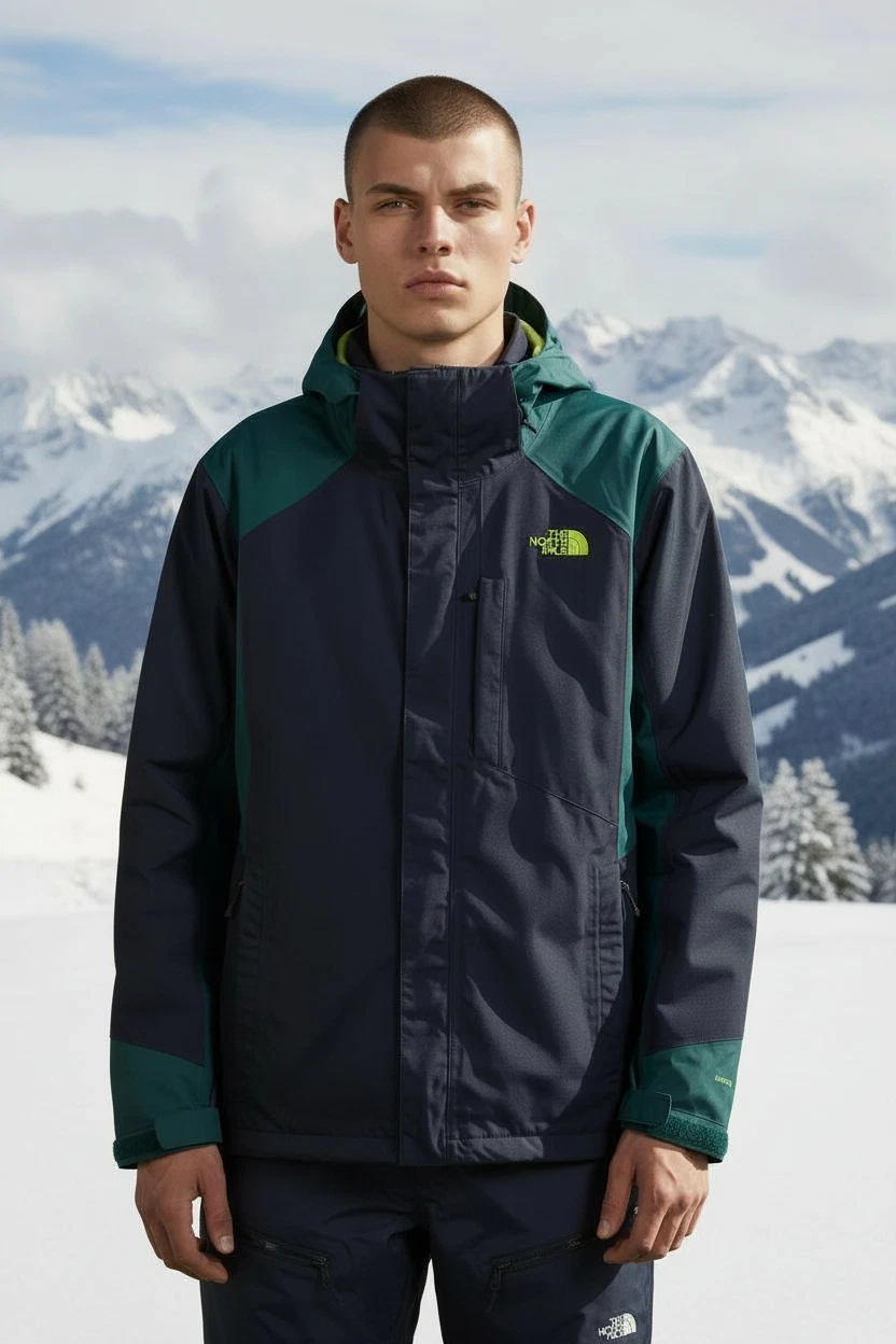 The North Face M JSNO Hyvent Tri Jacket 3-in-1 NF0A2REZ Men's Sz L Snowboard Ski