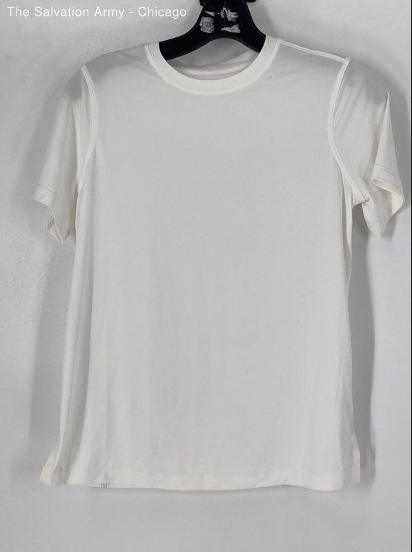 Lululemon Womens White Activewear Pullover T-Shirt & Top Size L Lot Of 2