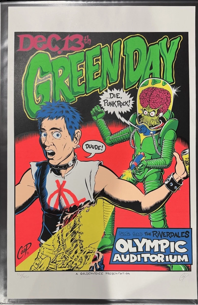 【希少】GREEN DAY coopサイン入り ナンバリング入り ポスター Green Day Posters for sale | eBay